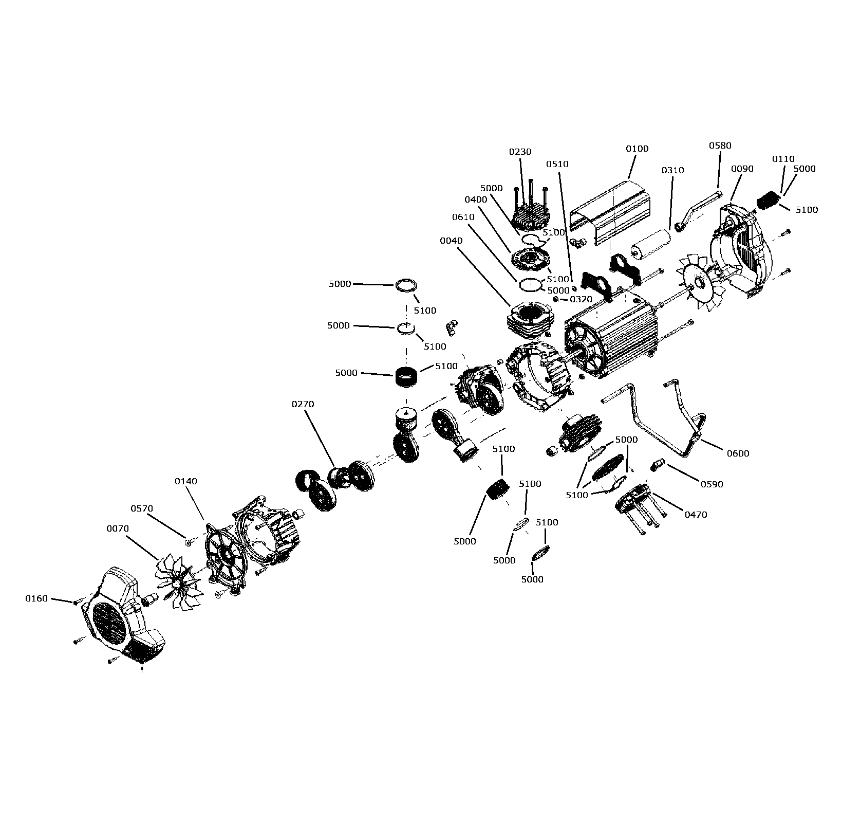 GC 300 PR D Kolben-Kompressor