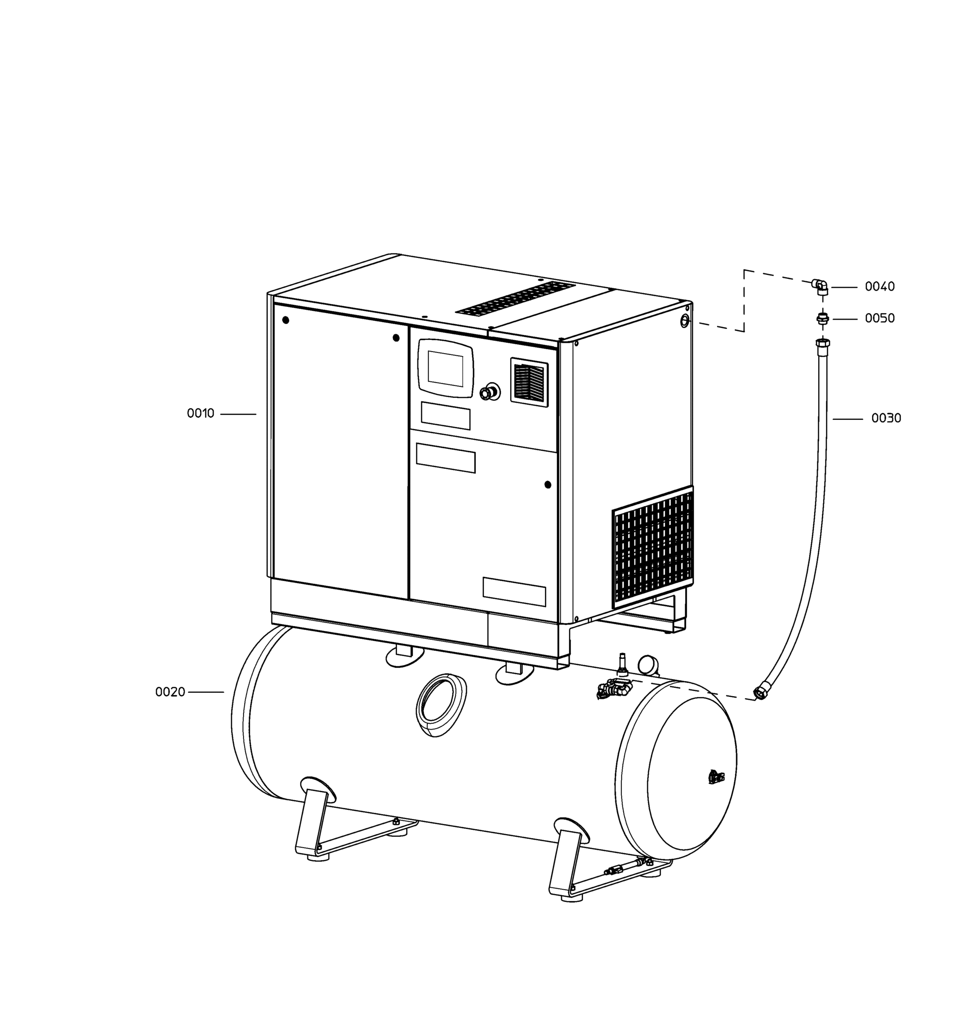 Schneider Airsystems (Druckluft) AM K 15-10-500 XBDK Schrauben-Kompressor