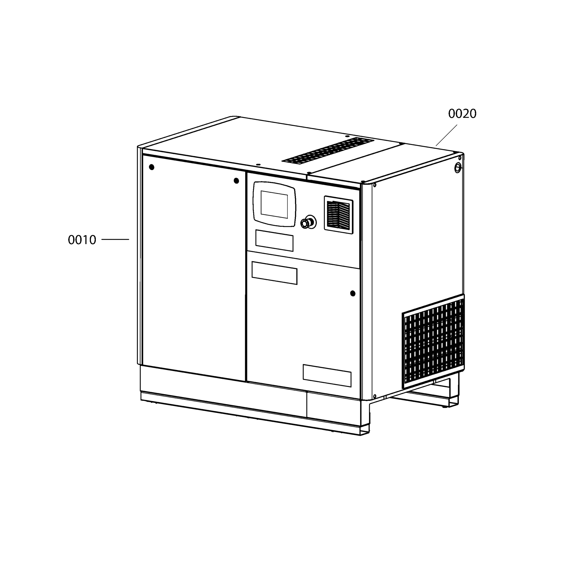 Schneider Airsystems (Druckluft) AM K 15-8 XDK Schrauben-Kompressor