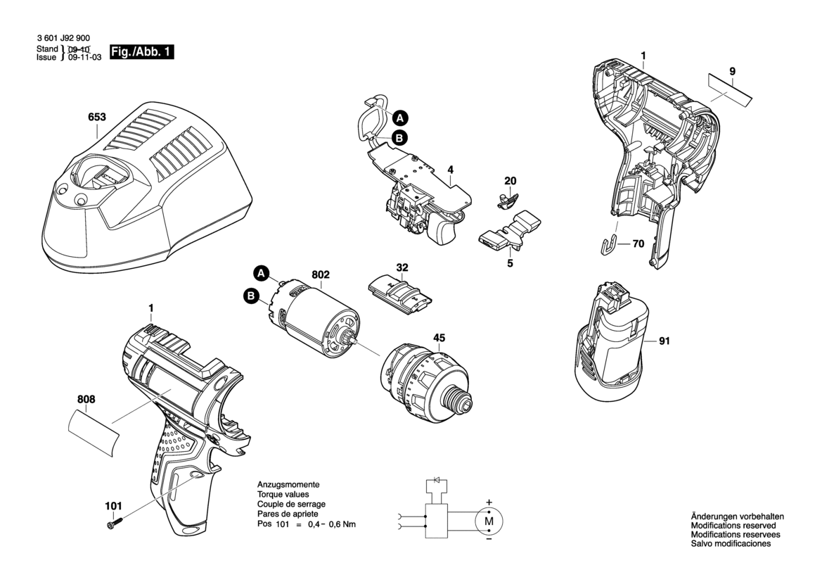Bosch BACS-1 12 V Gw-Akku-Schrauber