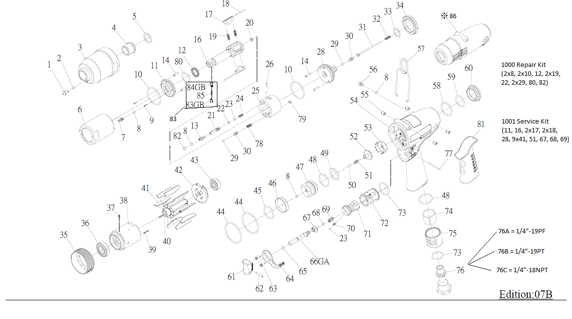 RRI-80T - Impulsschrauber