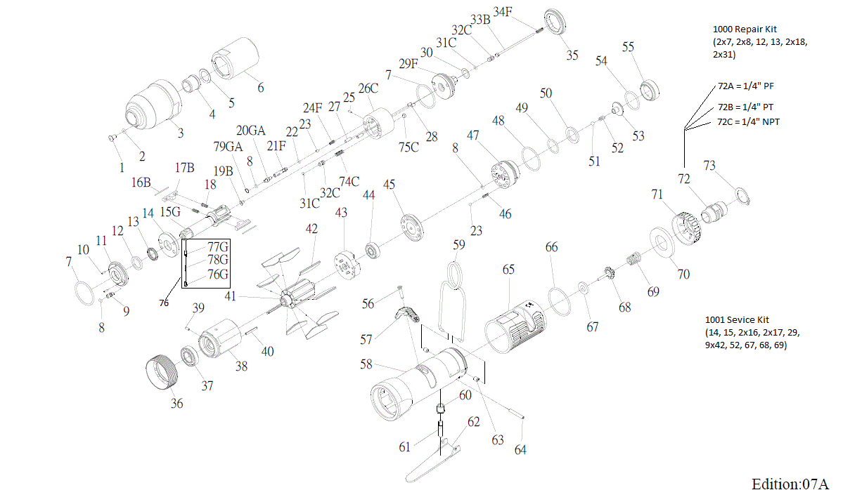 RRI-70ST - Impulsschrauber