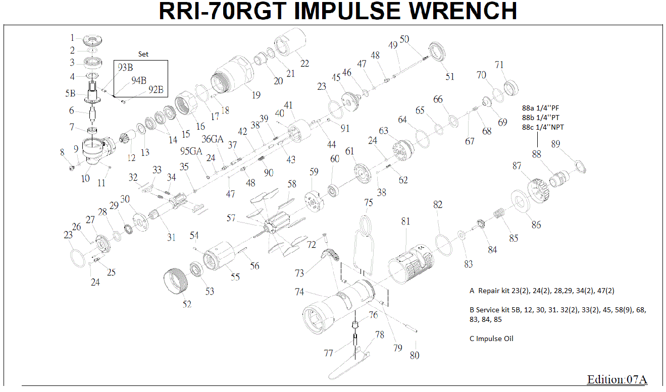 RRI-70RGT - Impulsschrauber