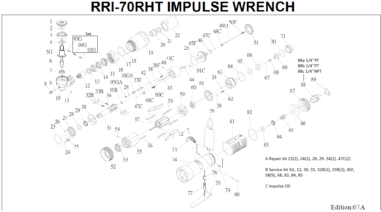 RRI-70RHT - Impulsschrauber