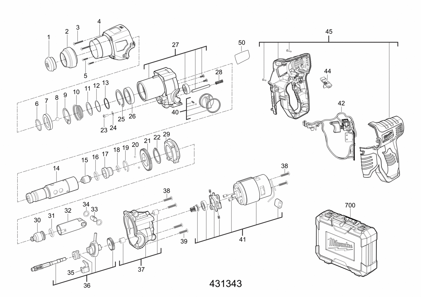 Milwaukee M12H-202C - PneumaticHammers 