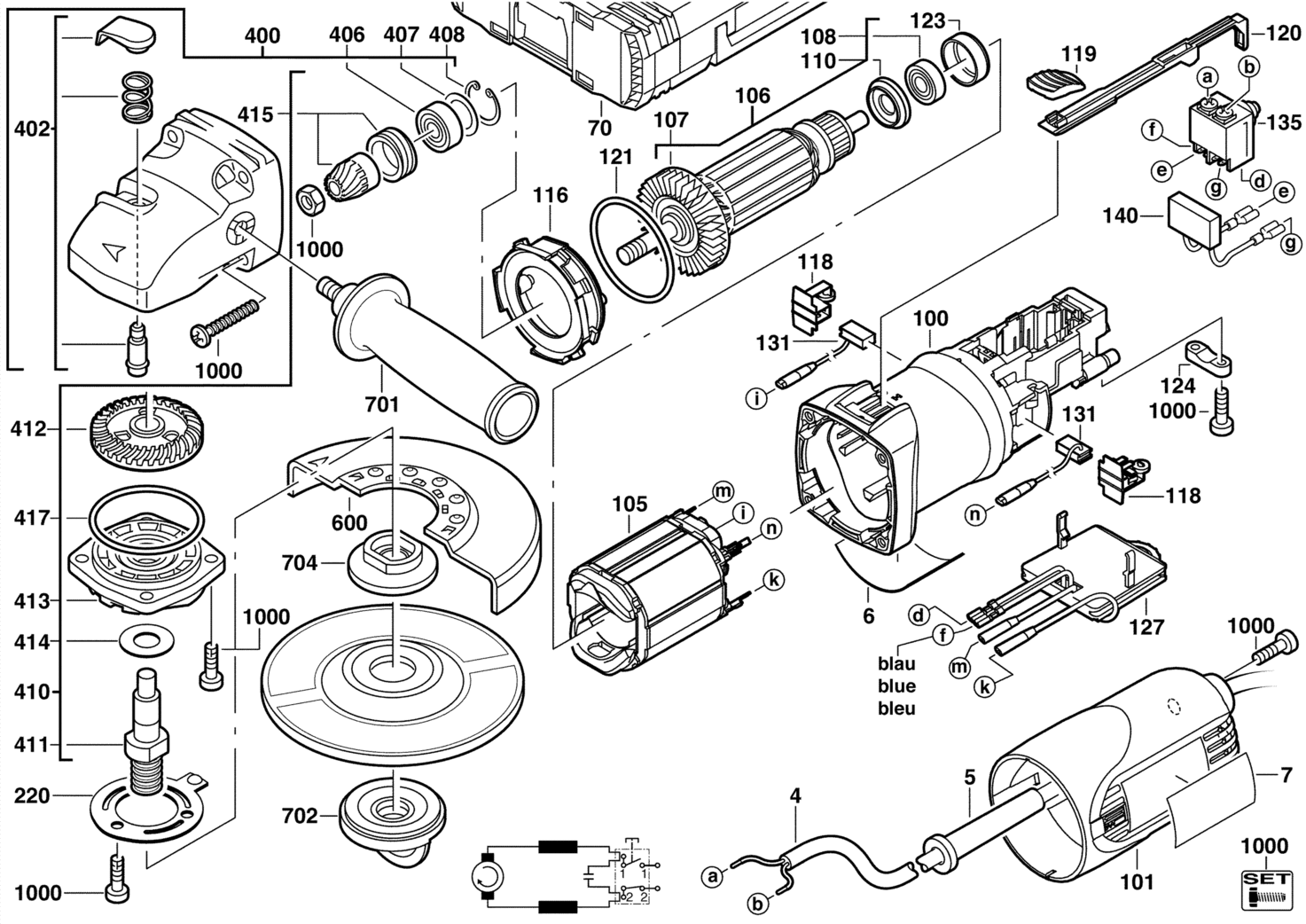 WSE9-125MX - Winkelschleifer 