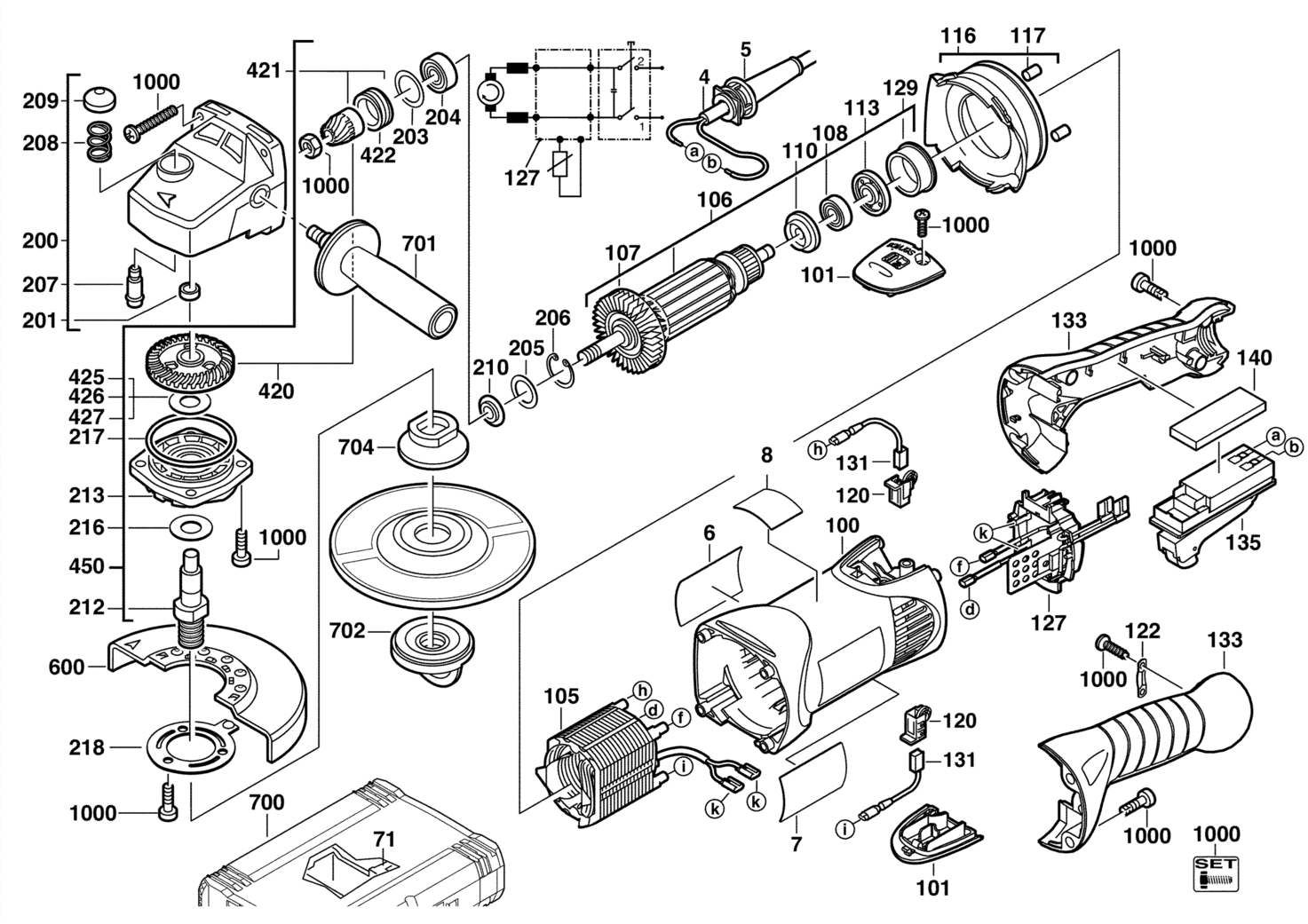 WSE14-125MX - Winkelschleifer 