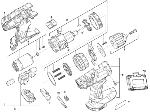 AEG, Milwaukee, Ryobi (TTI) BSB14G2NC-142C - Akku-Gerät 