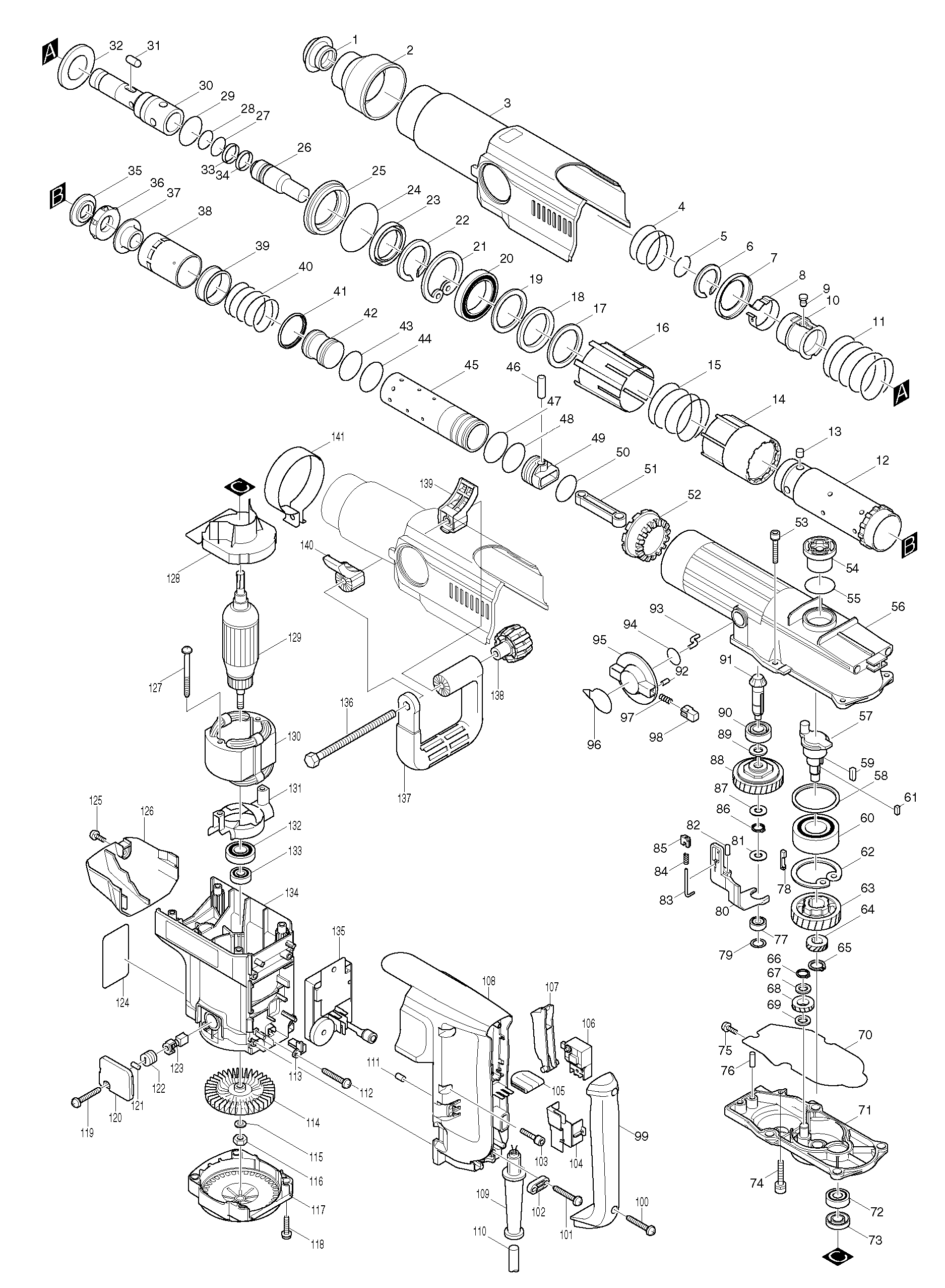 HR5001C Bohrhammer