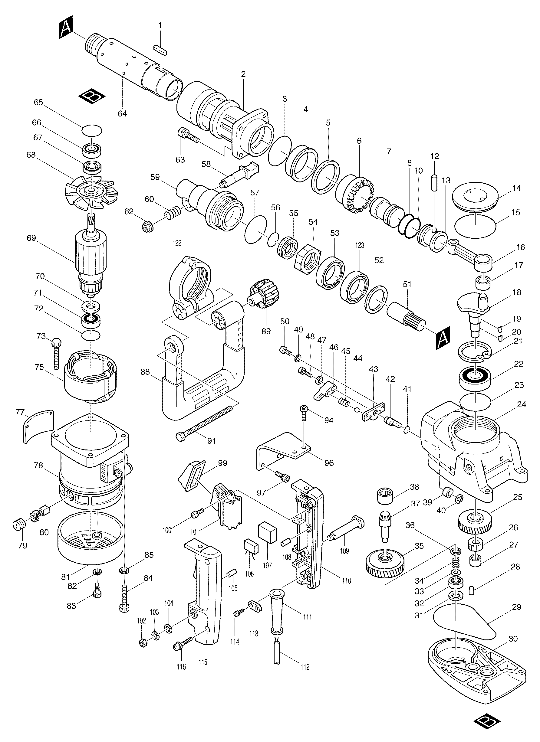 HR5000 Bohrhammer