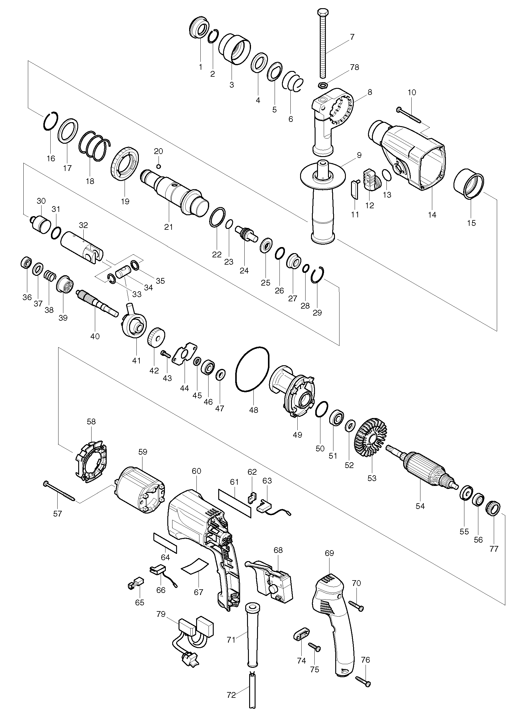 HR2440F Bohrhammer