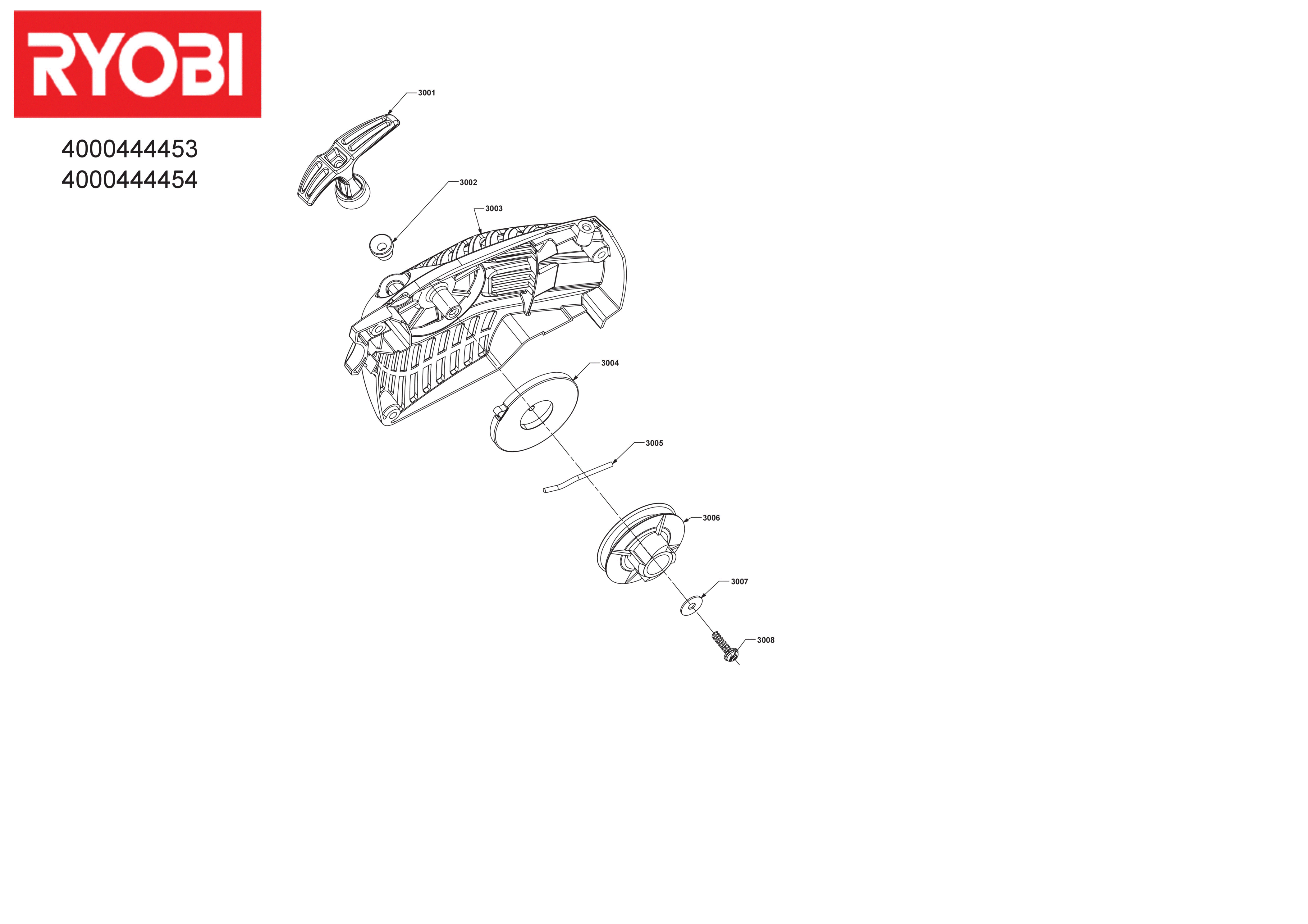 kettensäge 38cc anti vibration ersatzteile Hans Sauer GmbH - Ersatzteile Ryobi RCS3835T 38cc 35cm