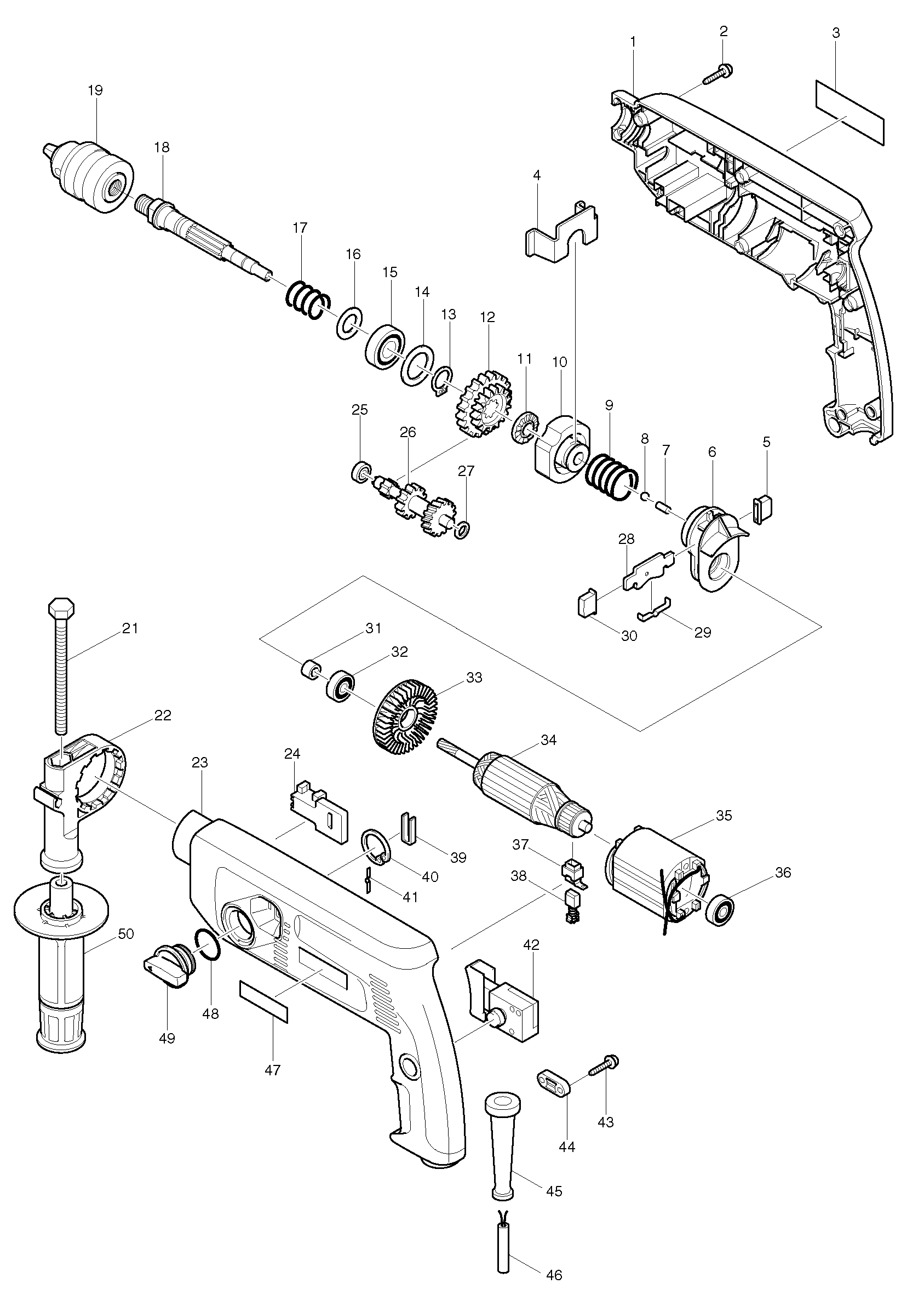 HP2042 Schlagbohrmaschine