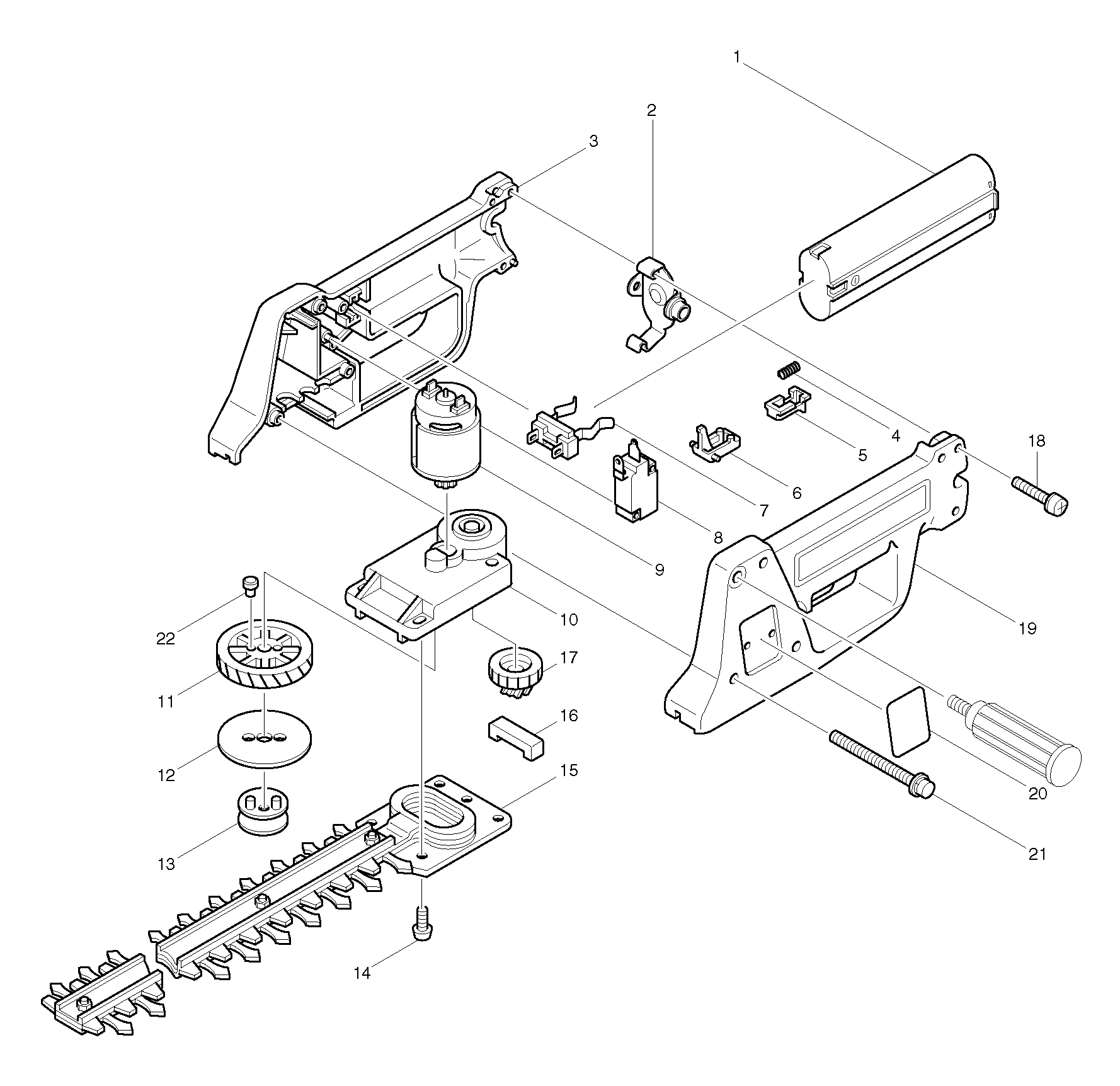 Makita UH3000D 7,2 V - Akkugerät
