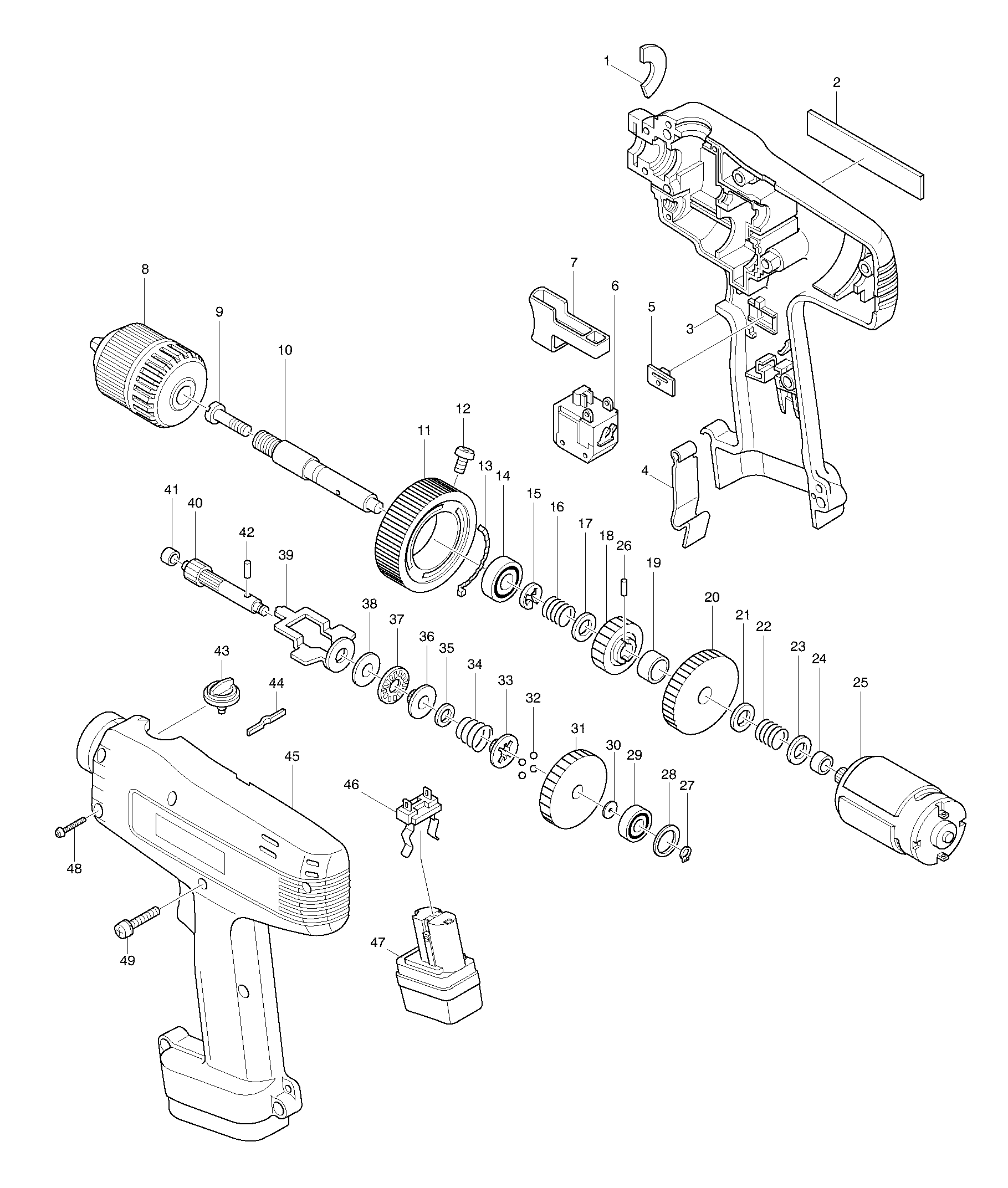 Makita 6200D 9,6 V - Akkugerät