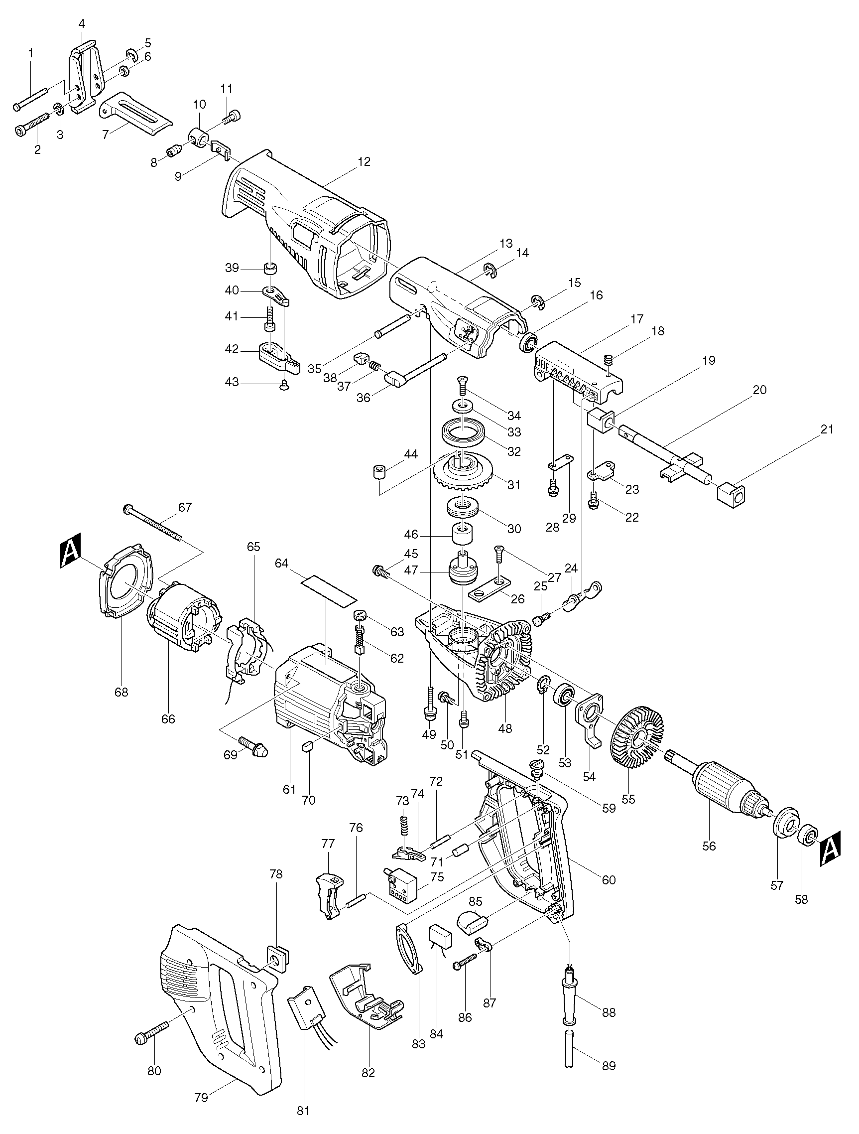 JR3020 Reciprosäge