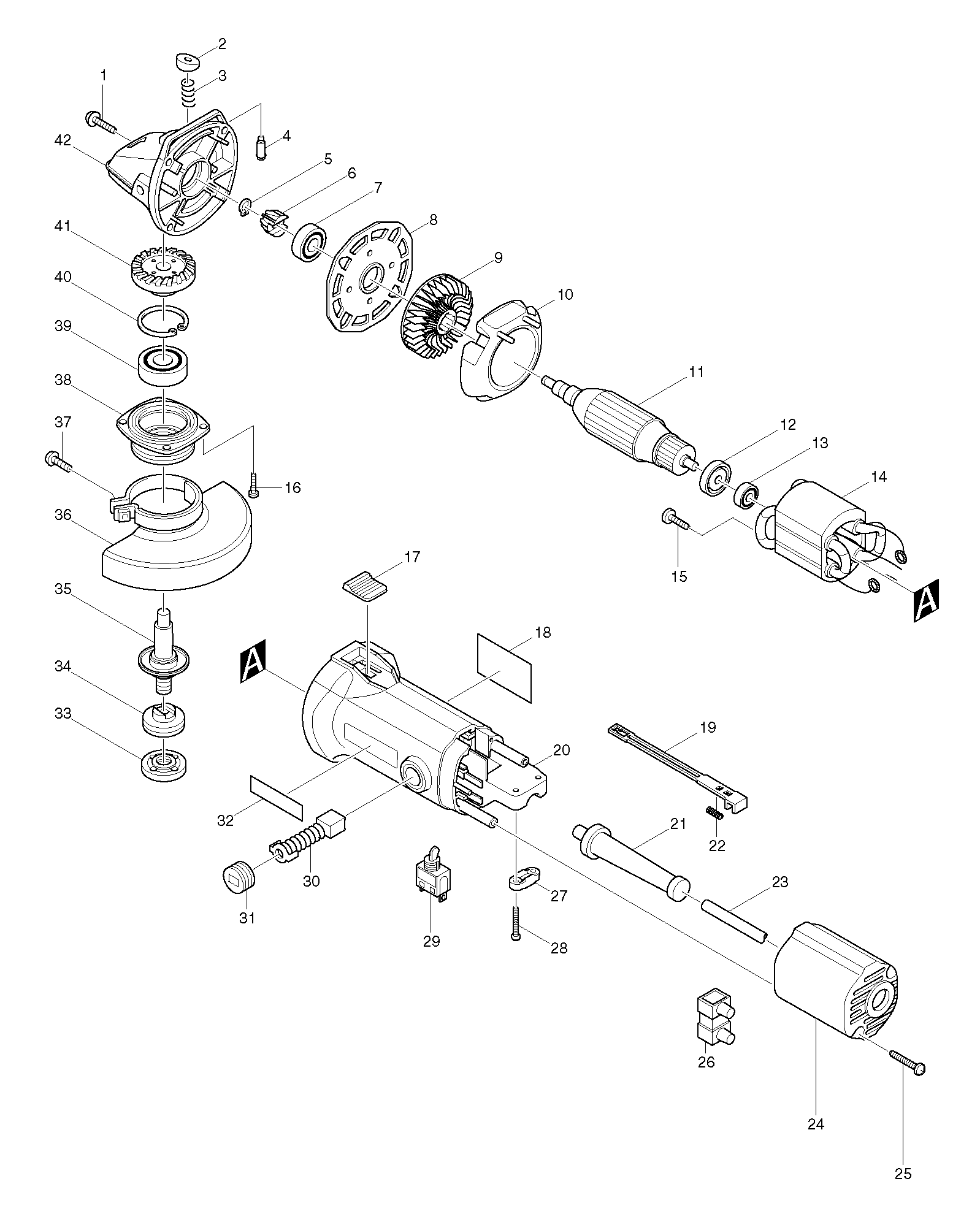 Makita 9525NB Winkelschleifer