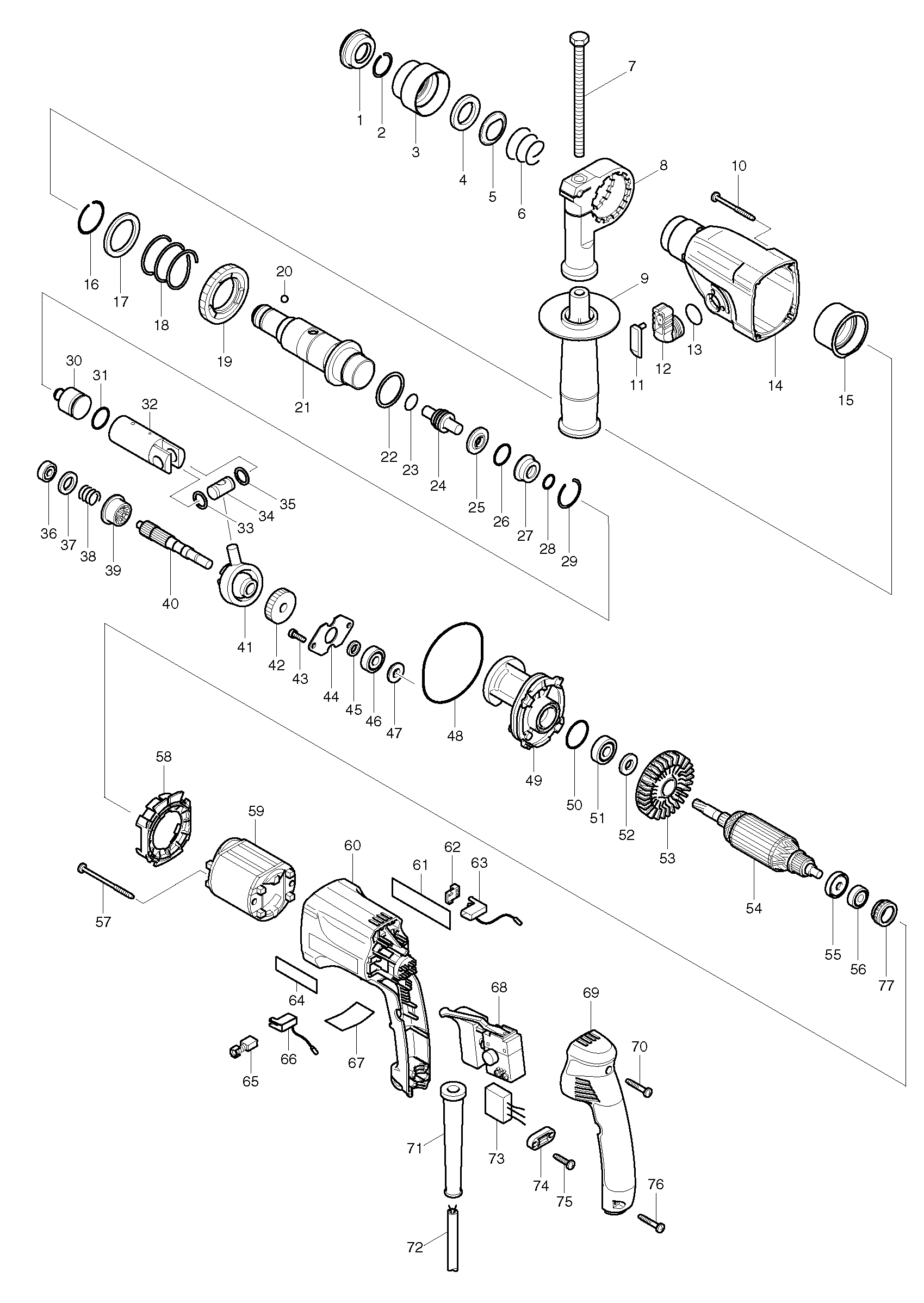 HR2020 Bohrhammer