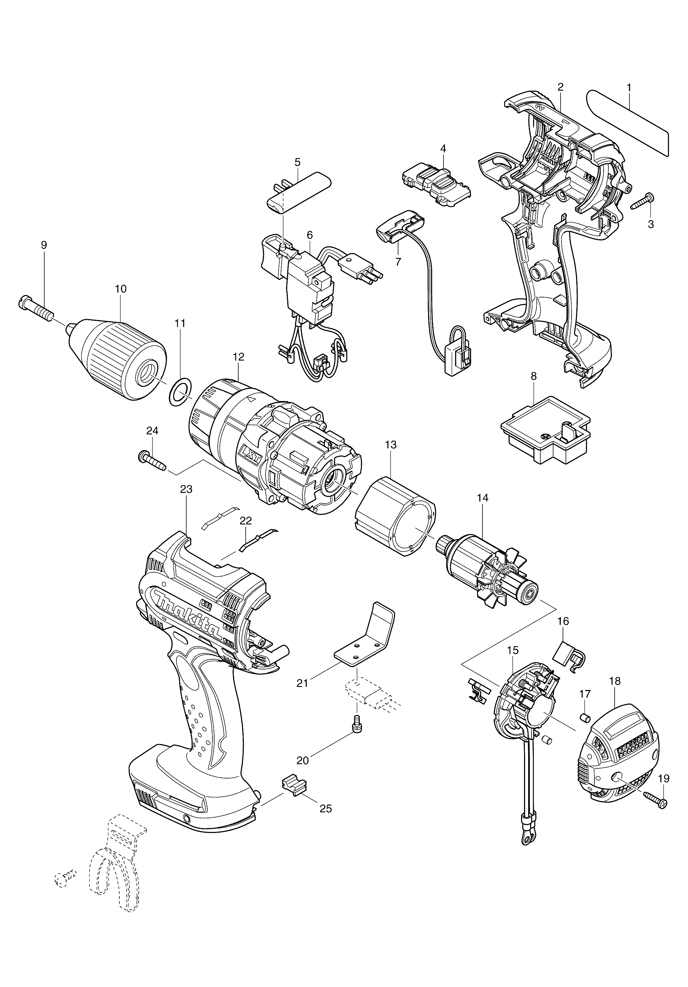 BHP444 14,4 V - Akkugerät