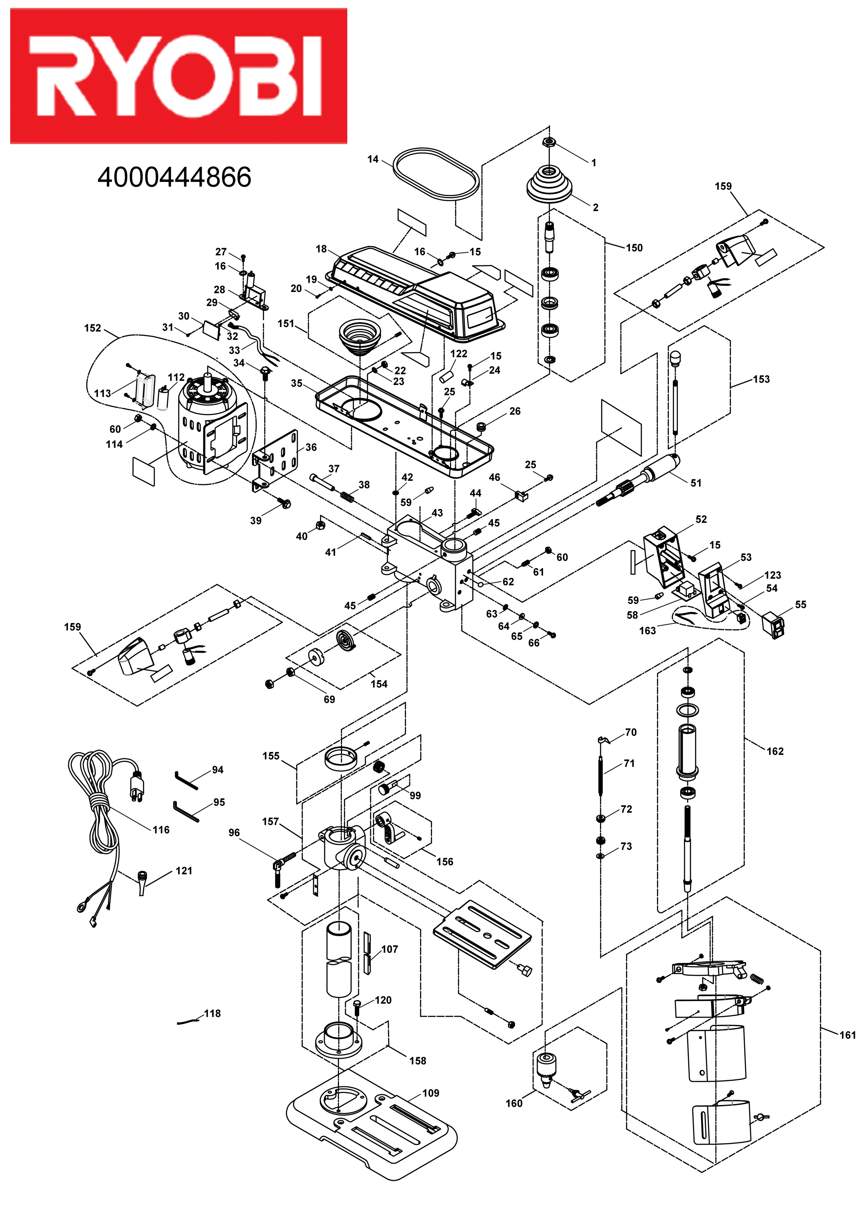 Ryobi RDP102L - Freizeit  XX96
