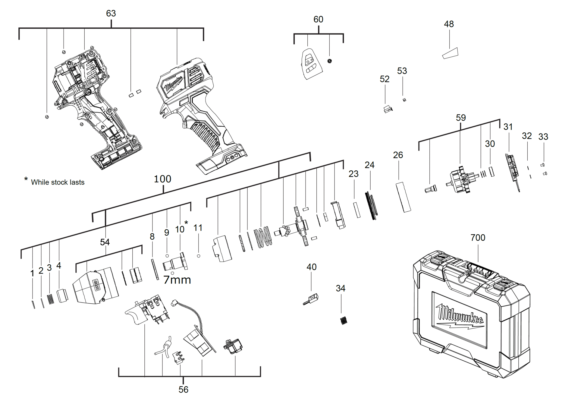 Milwaukee M18BID-202C IN2 - RotaryDrillsandDrivers 400045