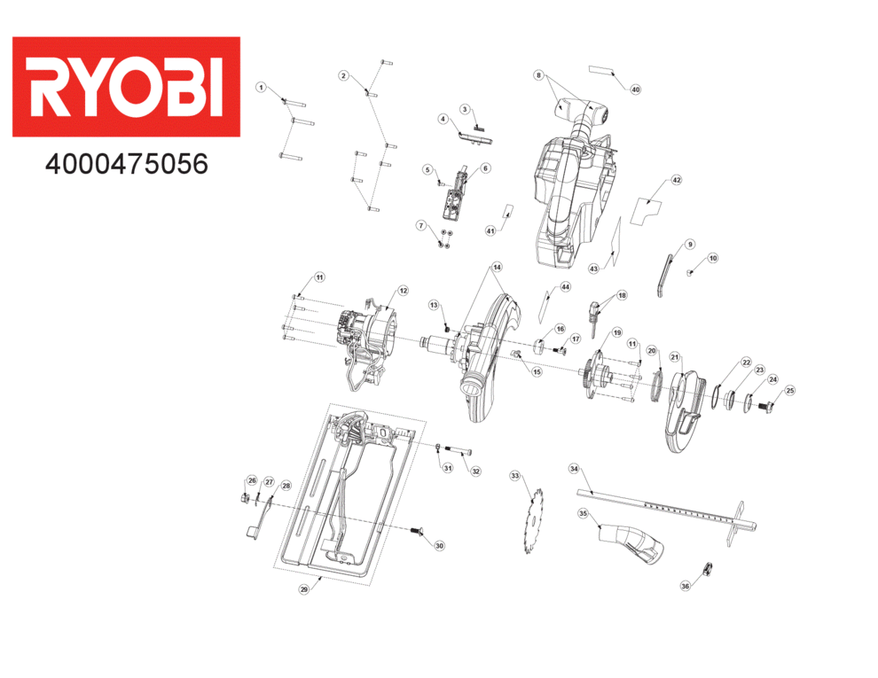 Ryobi R18CS7-0 BL - Sägen  XX96