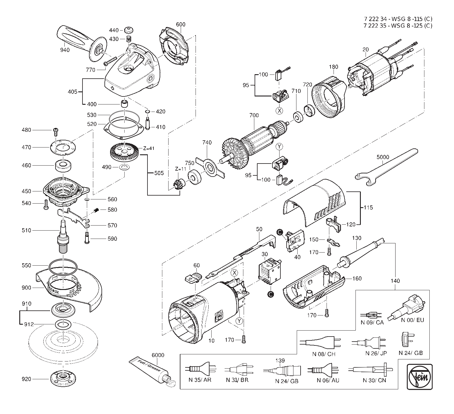 Fein WSG8-115C