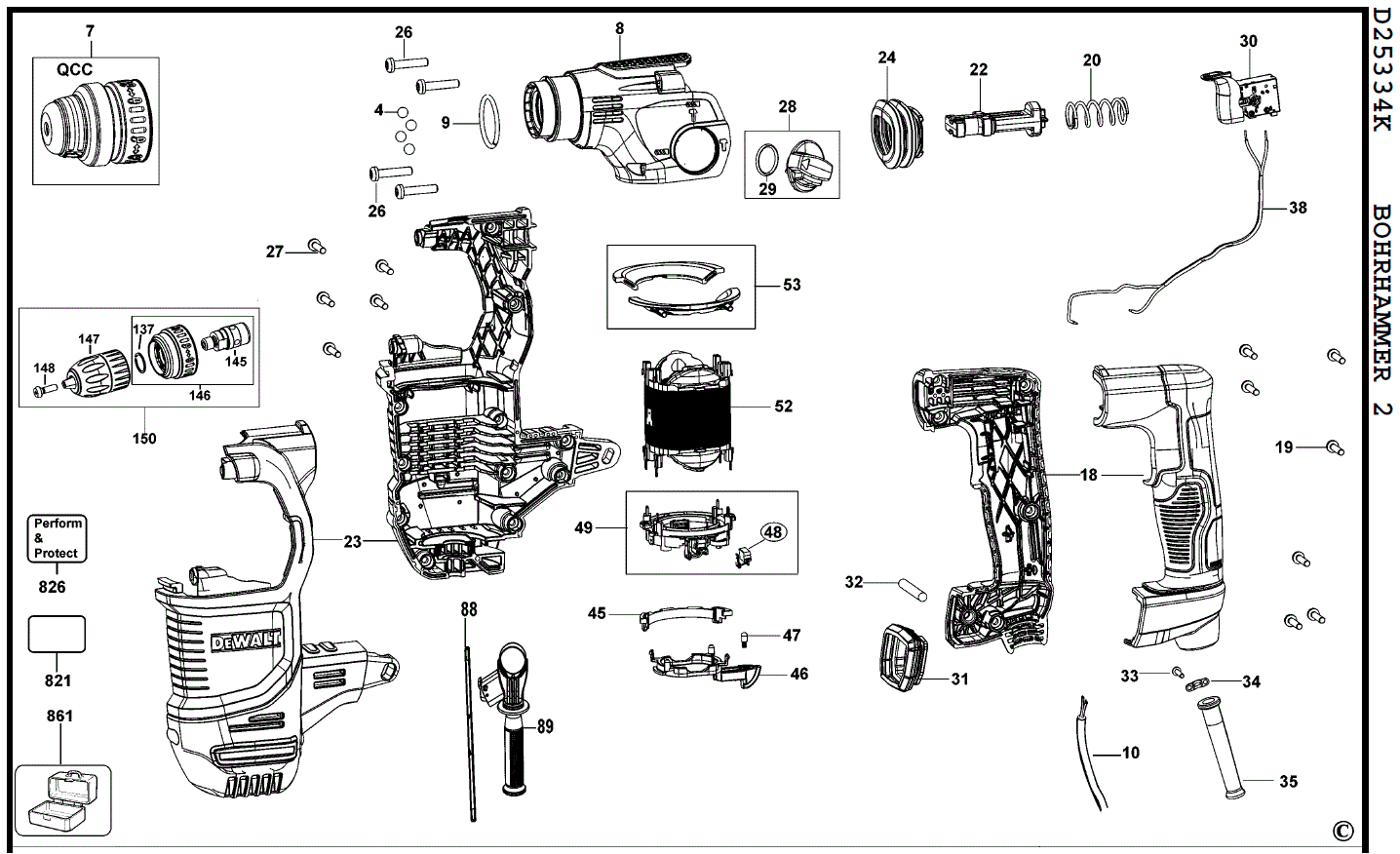 D25334K - Bohrhammer