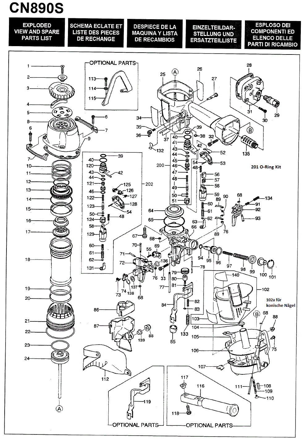 CN890S - Coilnagler