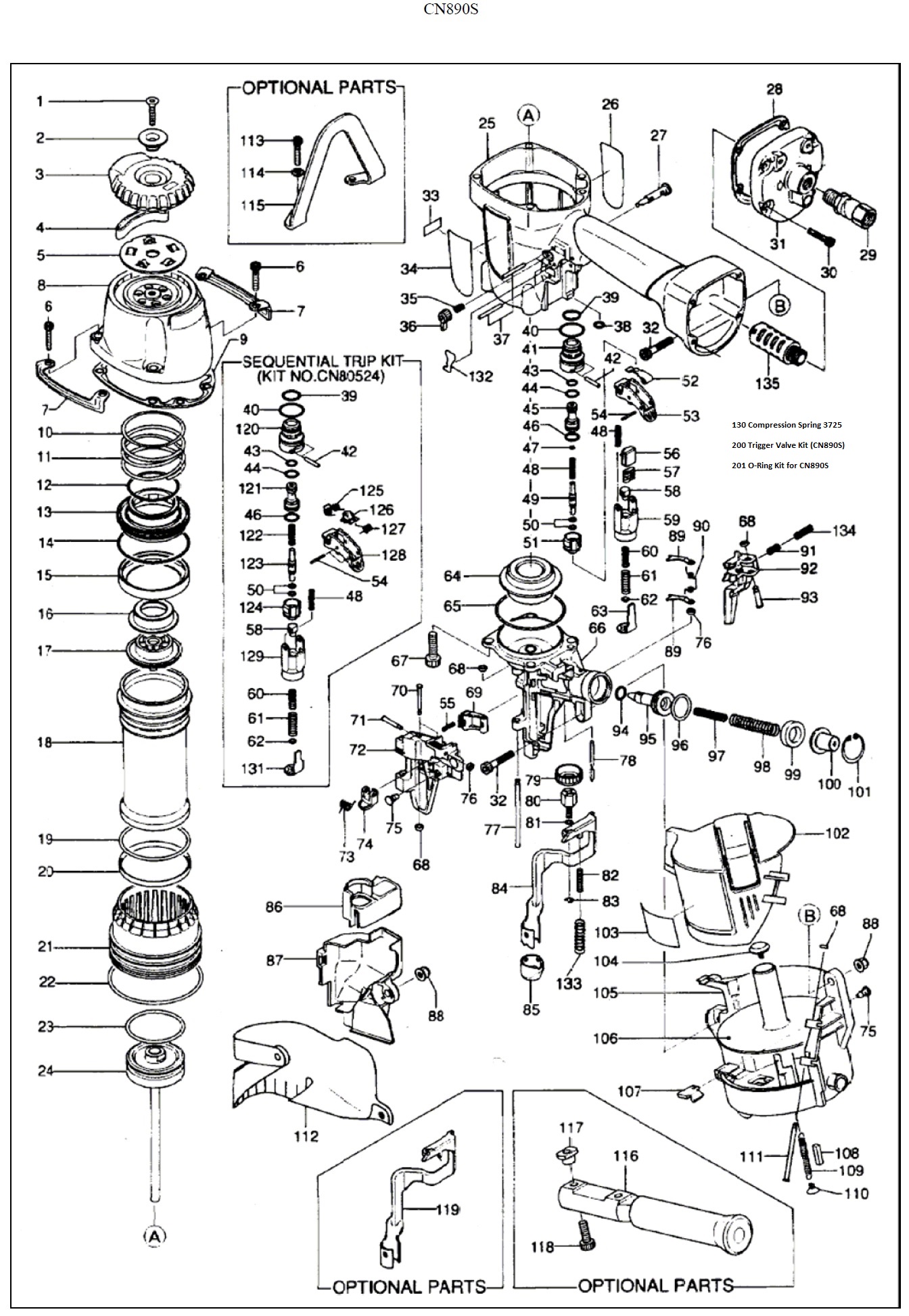CN890S - Coilnagler