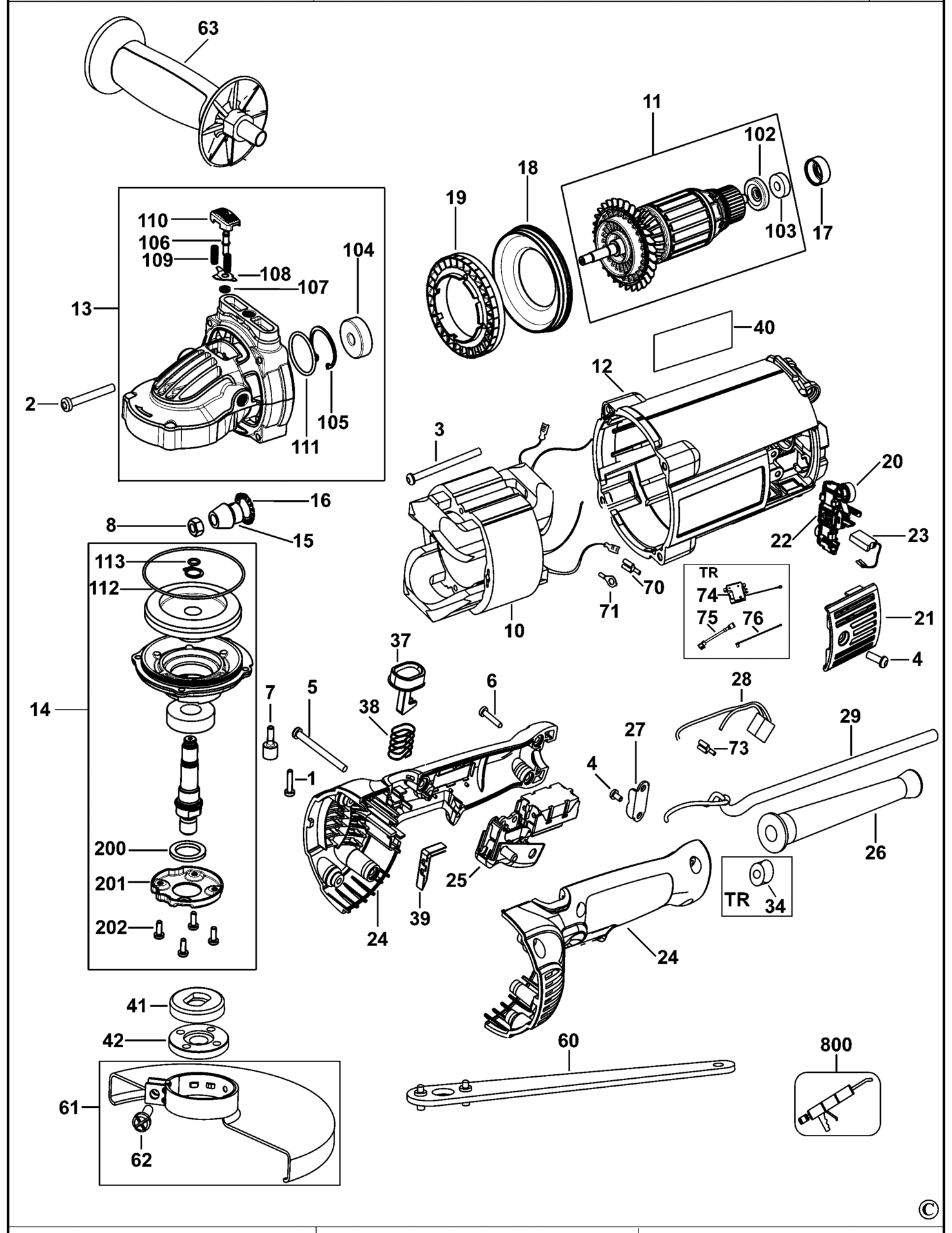 DWE496-QS TYPE 1 WINKELSCHLEIFER