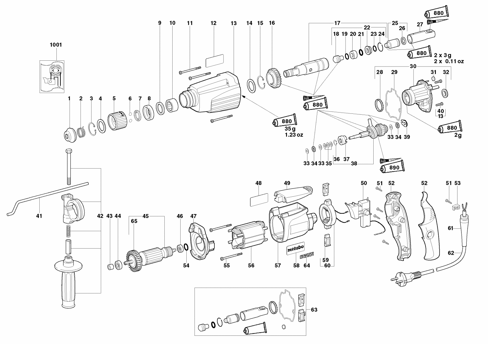 Metabo BH 20 Bohrhammer 