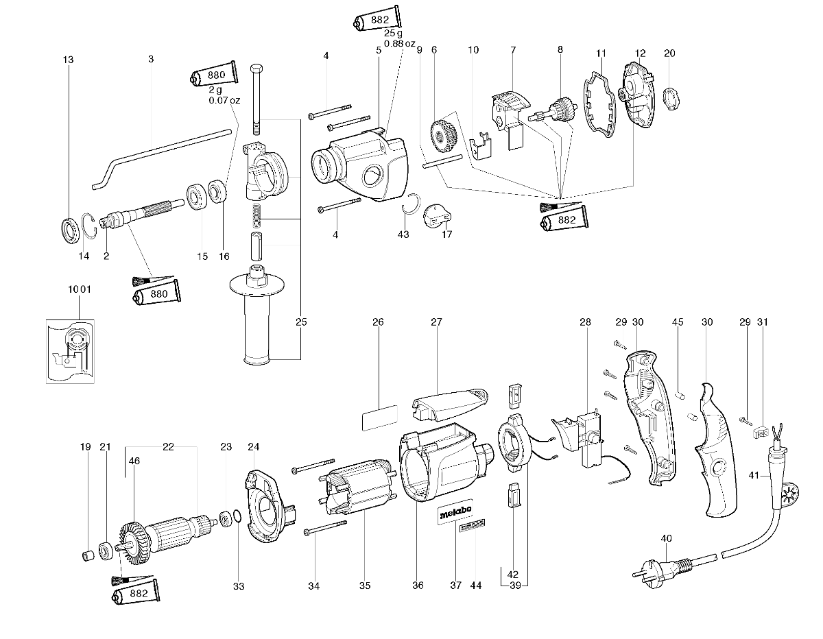 Metabo SB 660 Schlagbohrmaschine 