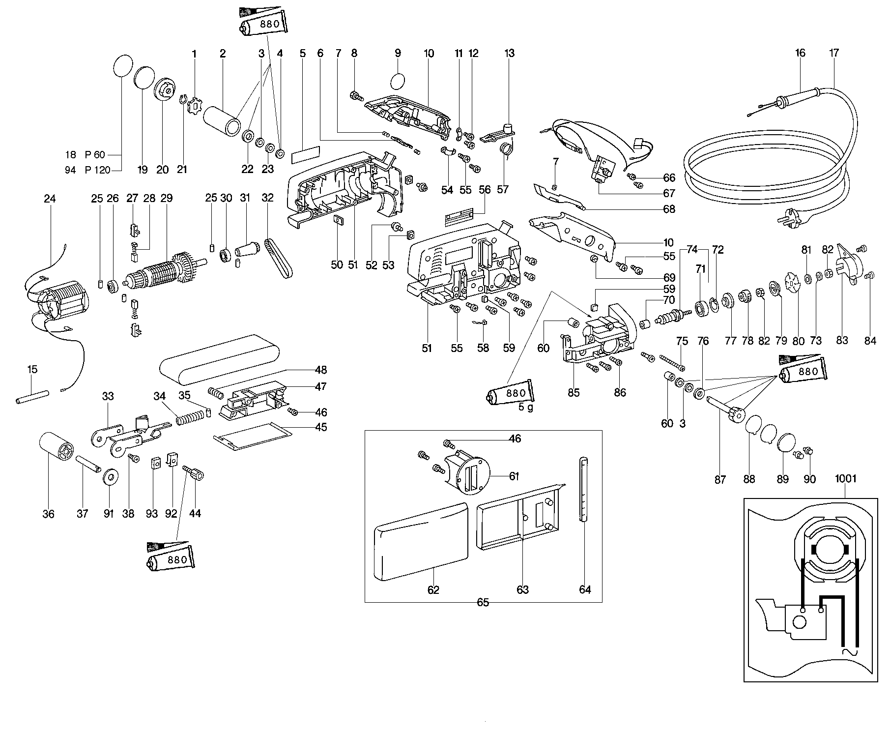 Metabo BA E 0666 Bandschleifer 