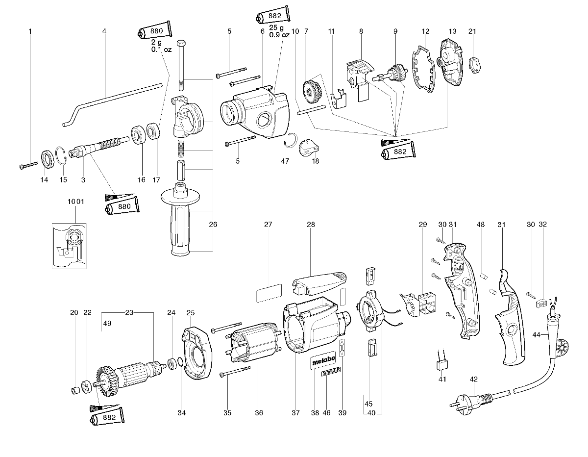 SBE 750 Schlagbohrmaschine 