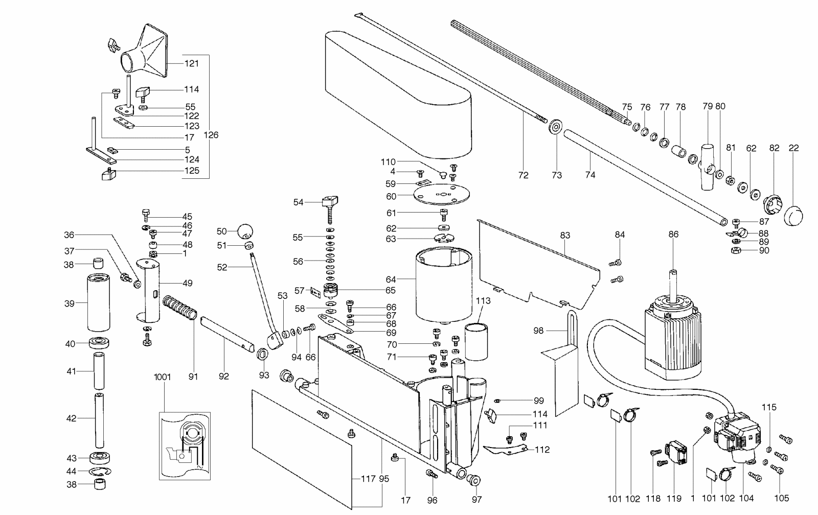 Hans Sauer GmbH - Ersatzteile Metabo TBA 1018 D Magnum- stationäres Gerät