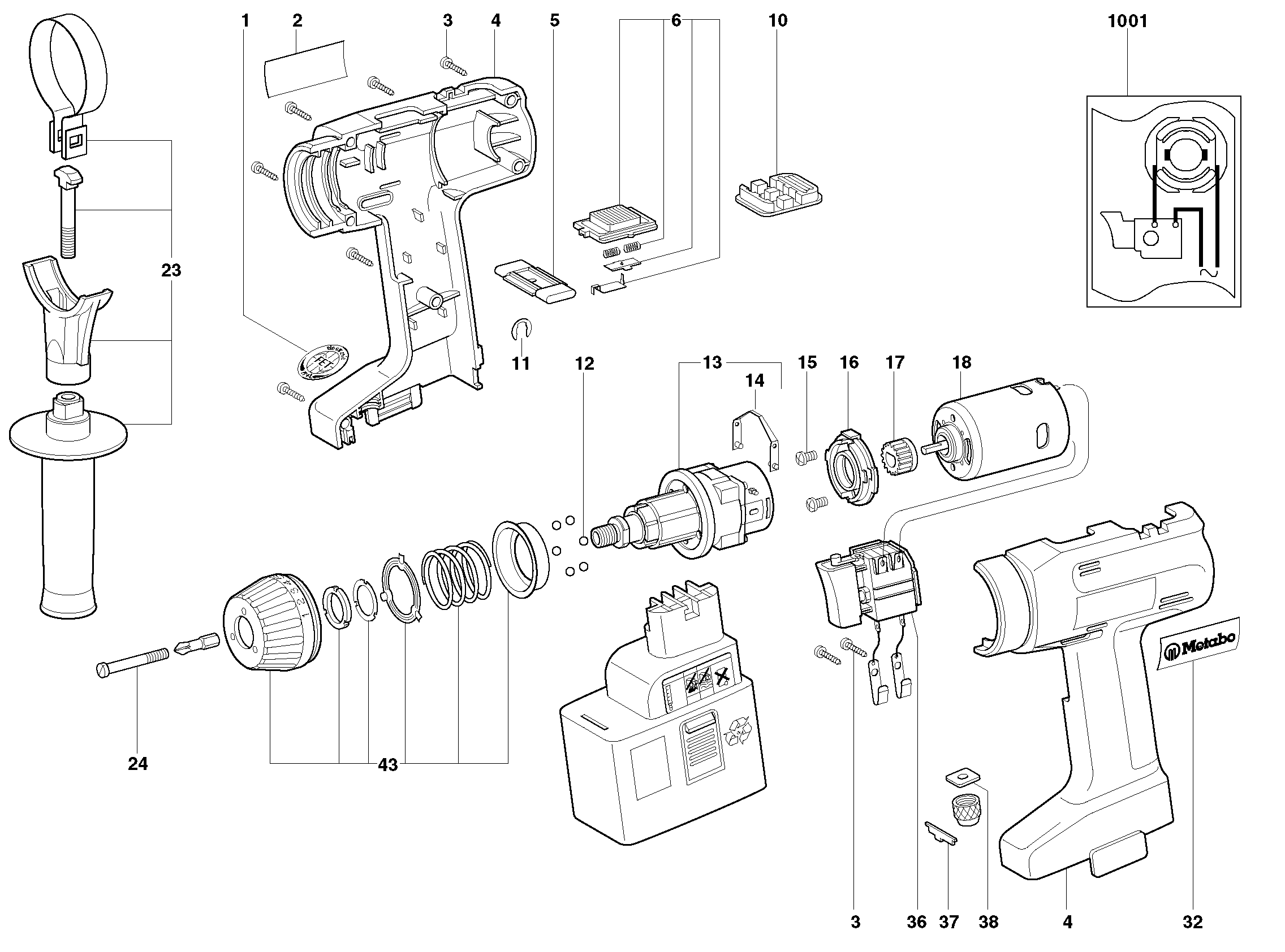Metabo SB E AT 2142 RL Akku-Gerät 