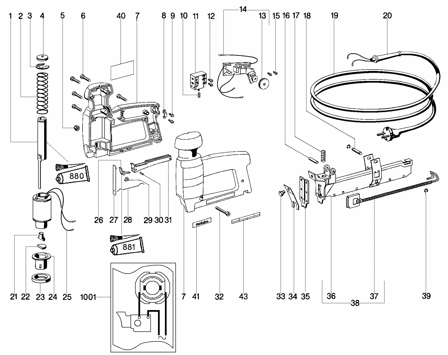 Metabo TA E 3030 Tacker 