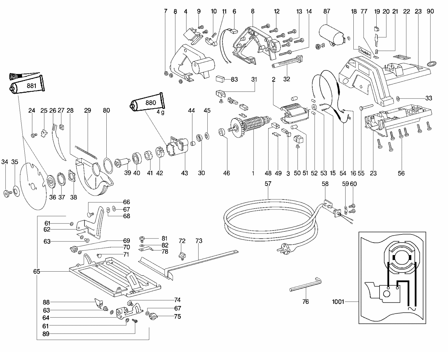Metabo KS 75 Handkreissäge 