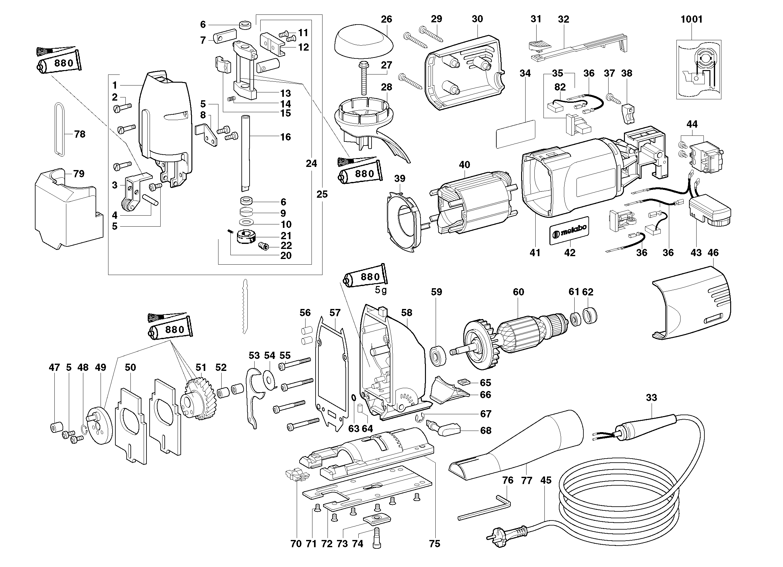 Metabo STE 105 Stichsäge 