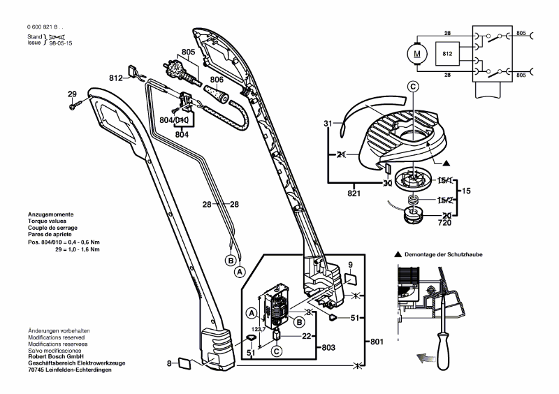 Hans Sauer GmbH Ersatzteile Bosch Rasentrimmer ART23