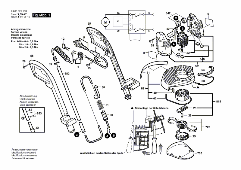 Hans Sauer GmbH Ersatzteile Bosch Rasentrimmer ART30DF