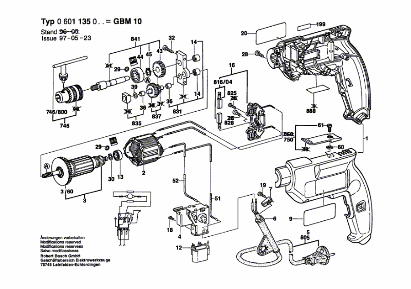 Bohrmaschine GBM10