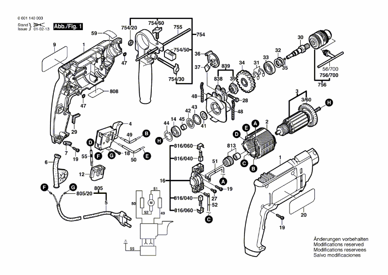 Schlagbohrmaschine GSB16