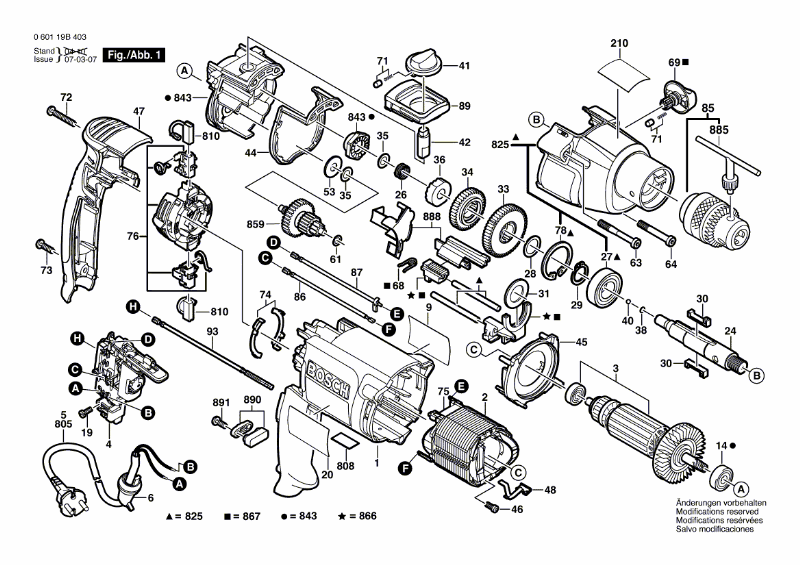 Schlagbohrmaschine GSB20-2RE