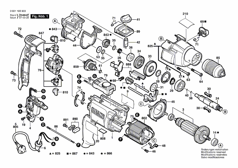Schlagbohrmaschine GSB20-2RET