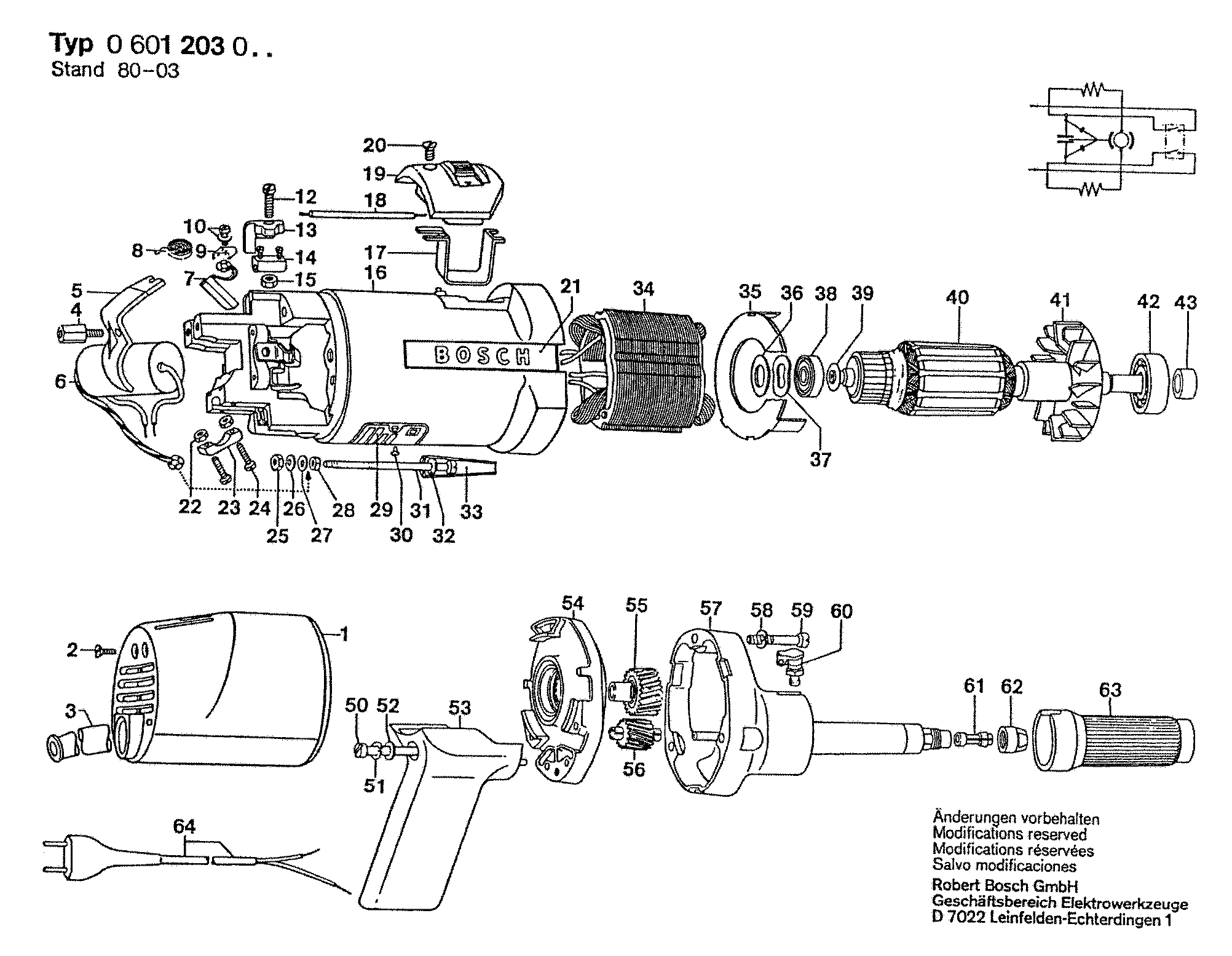 Bosch Geradschleifer o.Bez.