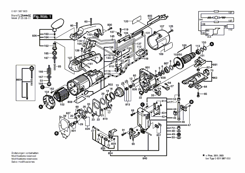 Hans Sauer GmbH Ersatzteile Bosch Stichsäge GST85PBE