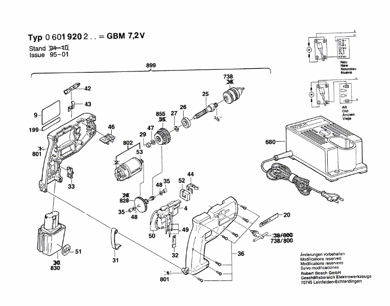 Akku-Bohrmaschine GBM7.2V
