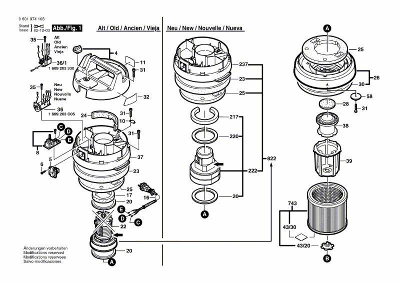 Bosch Allzwecksauger GAS12-30F